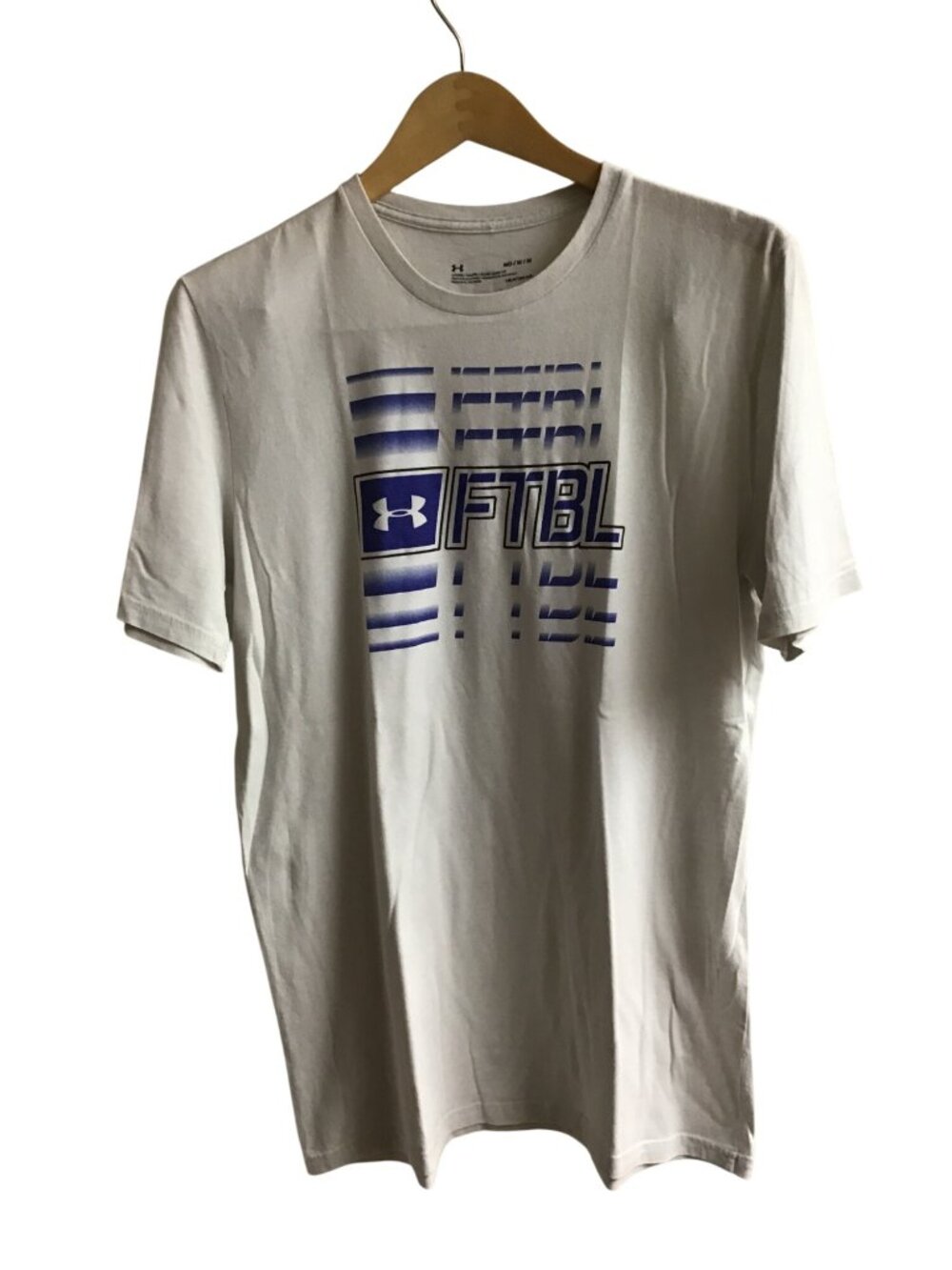 Under Armour Mens FTBL HeatGear T-Shirt Medium Loose Fit